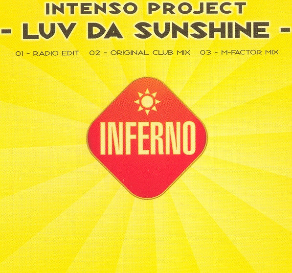 Intenso Project : Luv Da Sunshine (CD, Single)