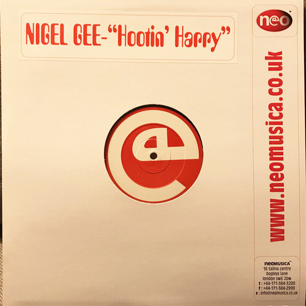 Nigel Gee : Hootin' Harry (12", Promo)