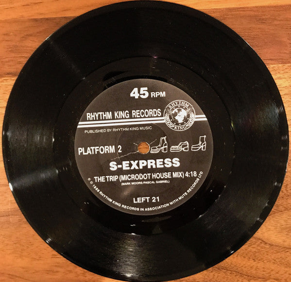 S-Express* : Theme From S-Express / The Trip (Microdot House Mix) (7", Single)