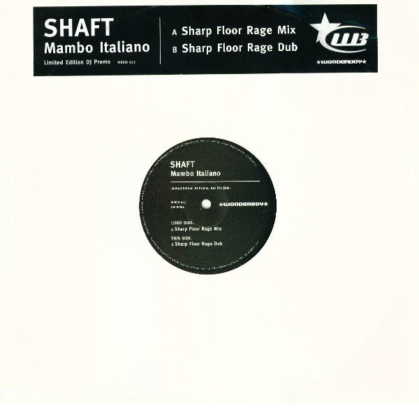 Shaft : Mambo Italiano (12", Ltd, Promo)