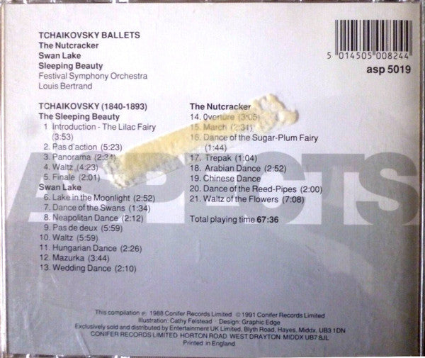 Pyotr Ilyich Tchaikovsky : Tchaikovsky Ballets (CD)