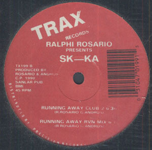 Ralphi Rosario Presents Sk-Ka : Running Away (12")