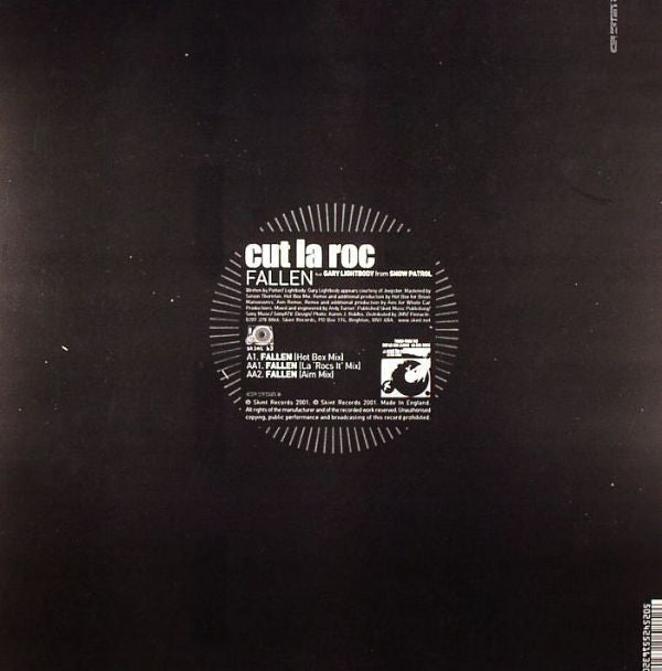 Cut La Roc Feat Gary Lightbody : Fallen (12")