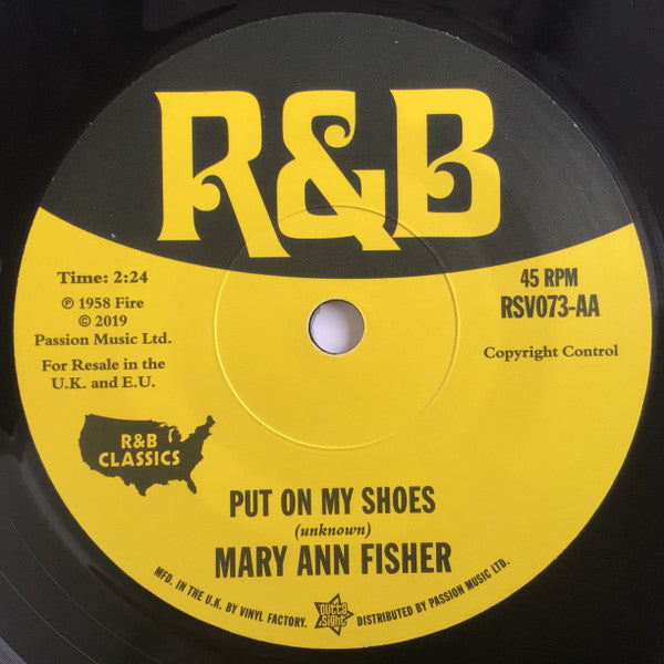 Etta James / Mary Ann Fisher : Seven Day Fool / Put On My Shoes (7", Single)