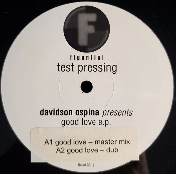 Davidson Ospina : Good Love E.P. (12", EP, TP)