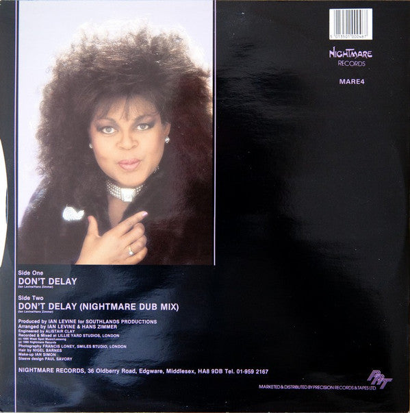 Earlene Bentley : Don't Delay (12", Single)