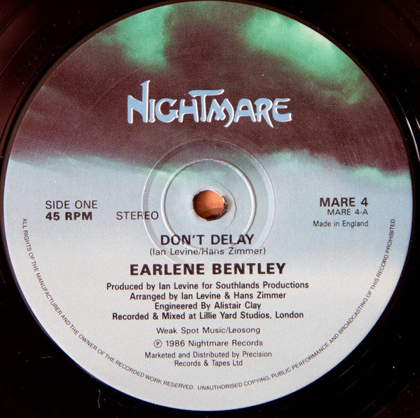 Earlene Bentley : Don't Delay (12", Single)