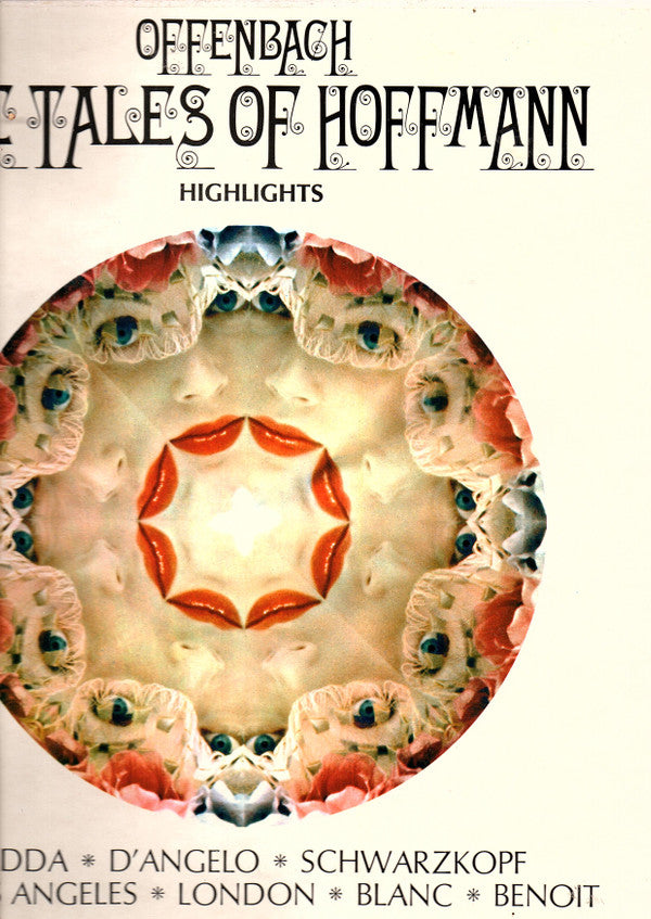 Jacques Offenbach - Nicolai Gedda, Gianna D'Angelo, Elisabeth Schwarzkopf, Victoria De Los Angeles, George London (2), Ernest Blanc, Jean-Christophe Benoit, André Cluytens : The Tales Of Hoffman (Highlights) (LP, Album, RE)