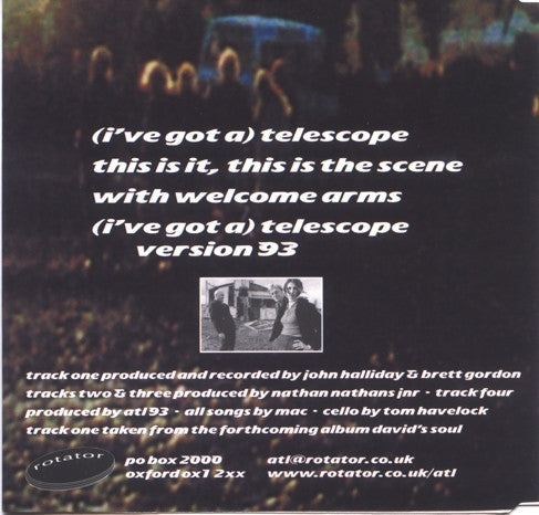 Arthur Turner's Lovechild? : (I've Got A) Telescope (CD, Single)