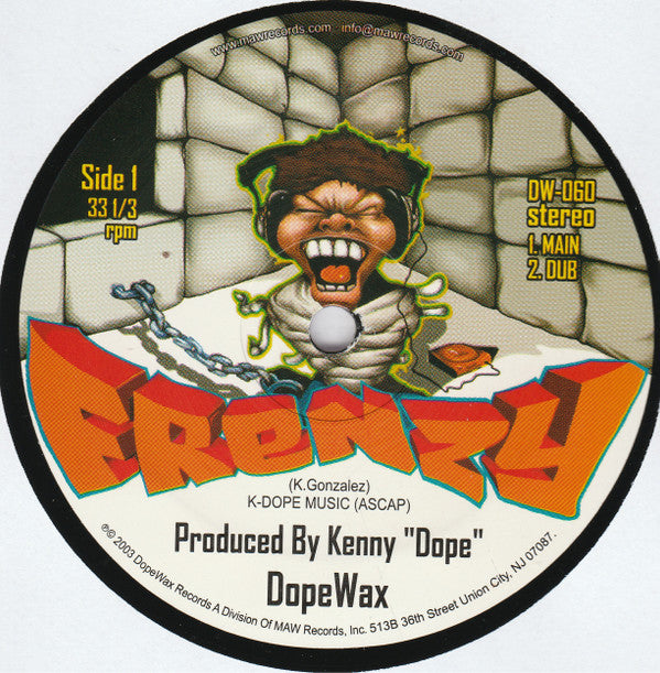 Kenny "Dope" Gonzalez : Frenzy (12")
