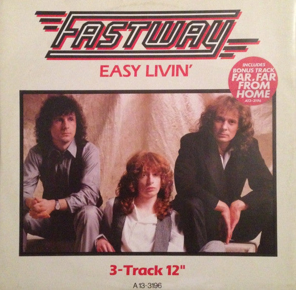 Fastway (2) : Easy Livin' (12", Pic)