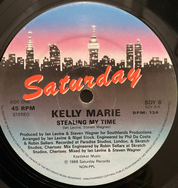 Kelly Marie : Stealing My Time (12")