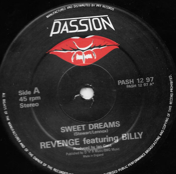 Revenge (11) Featuring Billy (25) : Sweet Dreams (12")