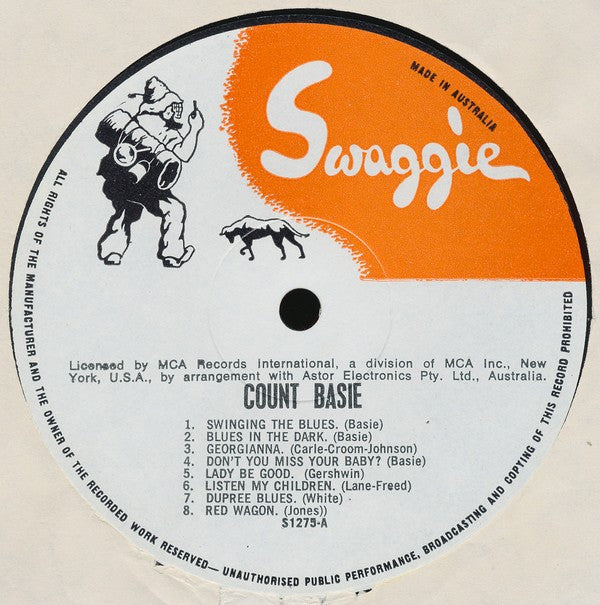 Count Basie : Swinging The Blues 1937-9 (LP, Comp, Mono)