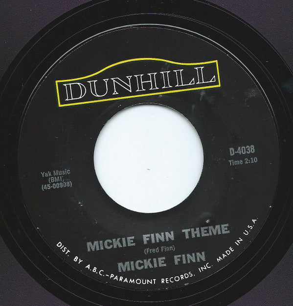 Mickie Finn : King Of The Road / Mickie Finn Theme (7")