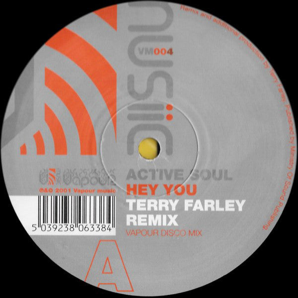 Active Soul : Hey You (Terry Farley Remixes) (12")