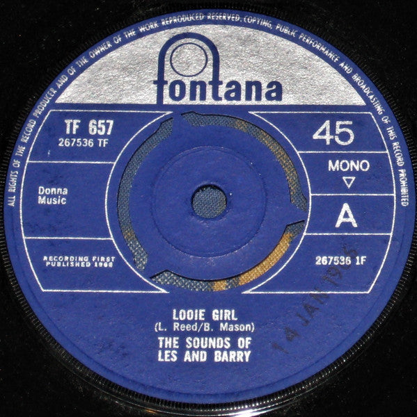 The Sounds Of Les And Barry : Looie Girl (7", Mono)