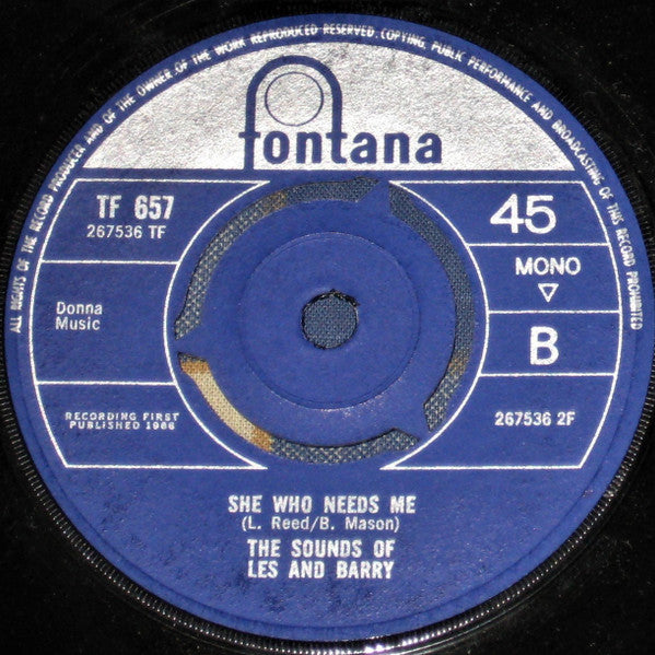 The Sounds Of Les And Barry : Looie Girl (7", Mono)