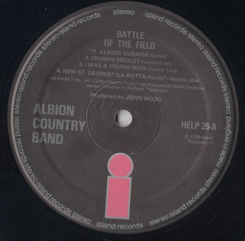 Albion Country Band* : Battle Of The Field (LP, Album)