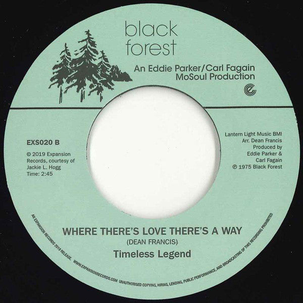 Timeless Legend : (Baby) Don't Do This To Me / Where There's Love There's A Way (7", RE)