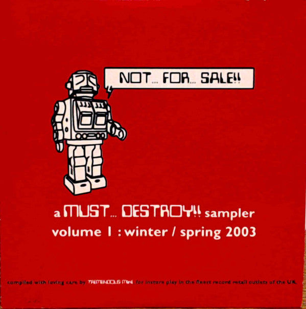 Various : A  Must ... Destroy Sampler Volume I : Winter / Spring 2003 (CD, Comp, Promo)