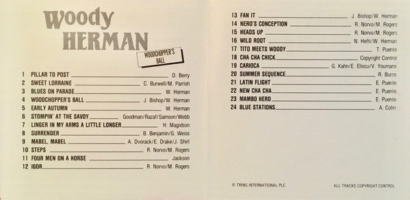 Woody Herman : Woodchopper's Ball (CD, Comp)