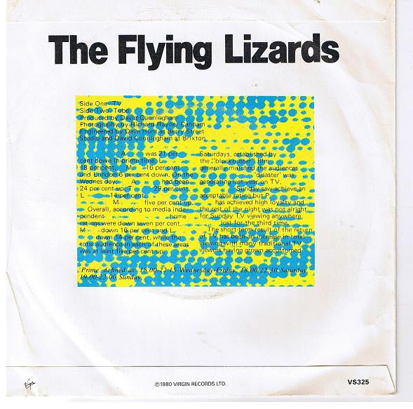 The Flying Lizards : TV (7", Single)