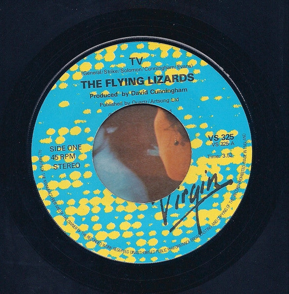 The Flying Lizards : TV (7", Single)