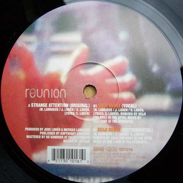 Reunion : Strange Attention (12")