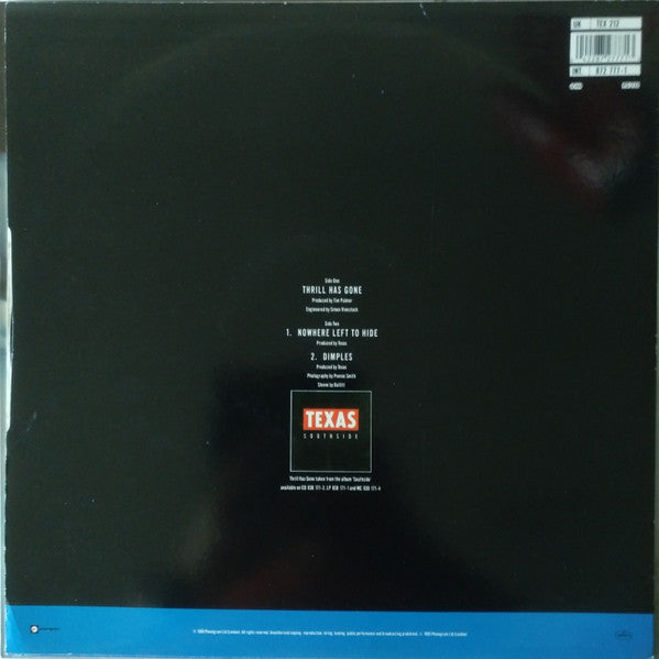 Texas : Thrill Has Gone (12")