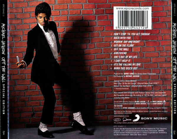 Michael Jackson : Off The Wall (CD, Album, RE, RM, S/Edition)