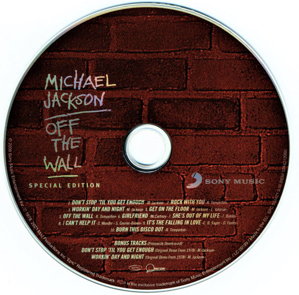 Michael Jackson : Off The Wall (CD, Album, RE, RM, S/Edition)