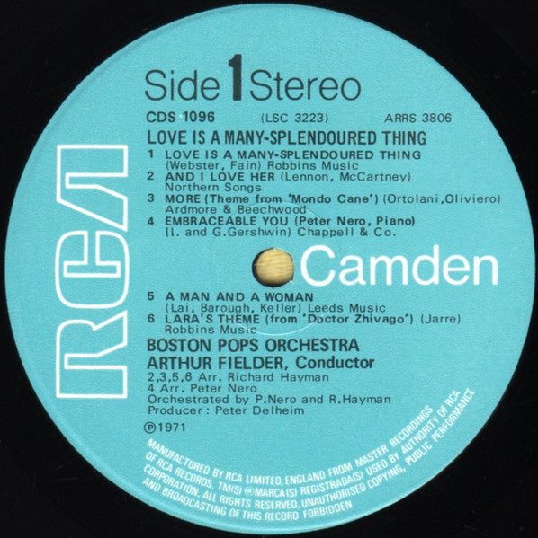 Arthur Fiedler / Boston Pops* : Embraceable You (LP, Comp)