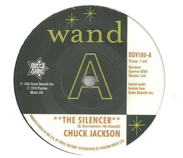 Chuck Jackson : The Silencer / Little By Little (7", Single, Promo)