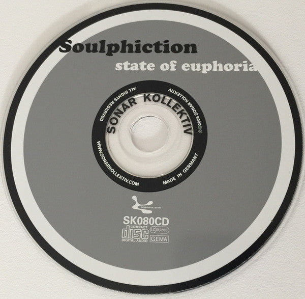 Soulphiction : State Of Euphoria (CD, Album, Promo)