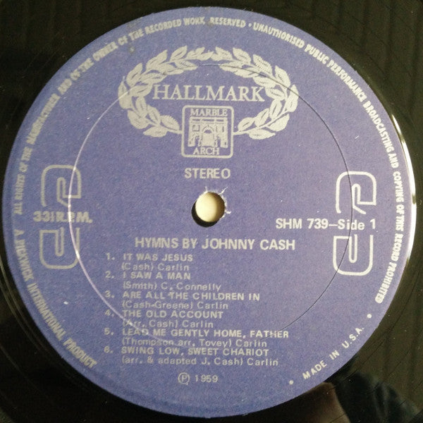 Johnny Cash : Hymns By Johnny Cash (LP)