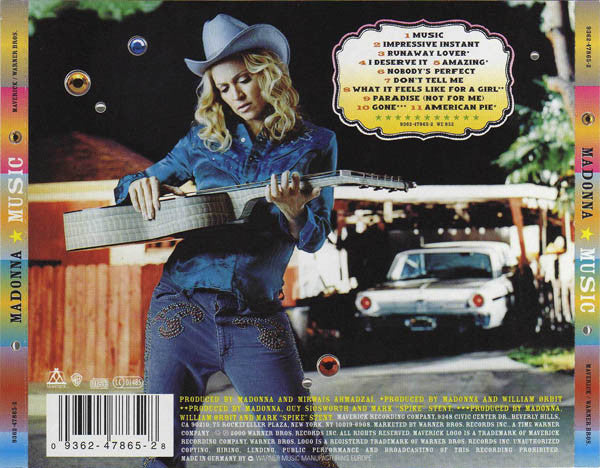 Madonna : Music (CD, Album, WMM)