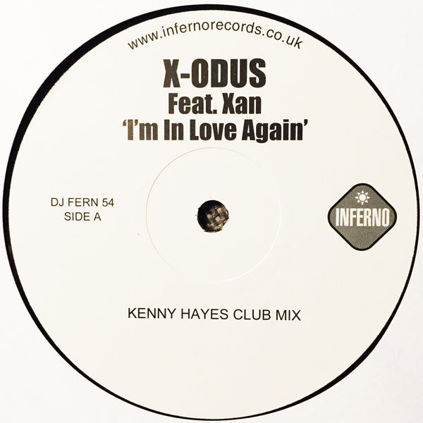 X-odus Feat. Xan : I'm In Love Again (12", Promo)
