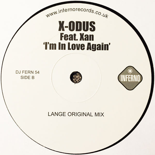 X-odus Feat. Xan : I'm In Love Again (12", Promo)