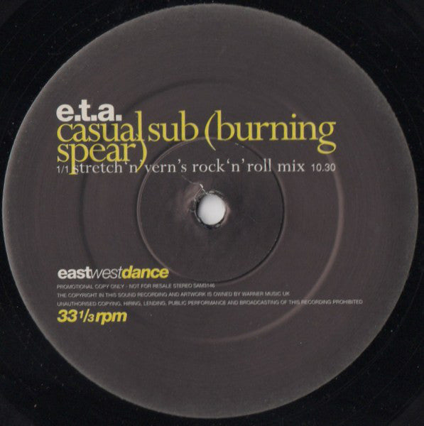 ETA : Casual Sub (Burning Spear) (2x12", Promo)