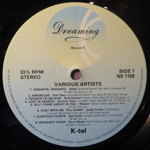 Various : Dreaming Vol.I (LP, Comp)