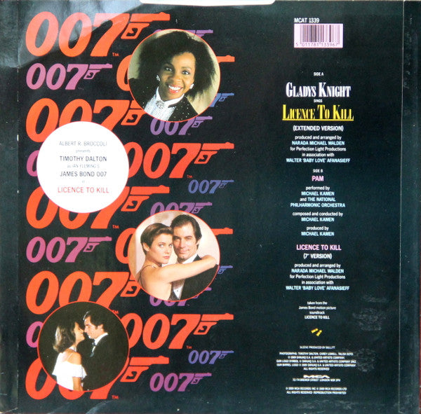 Gladys Knight : Licence To Kill  (12", Single)