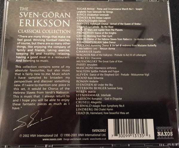Various : The Sven-Göran Eriksson Classical Collection (3xCD, Comp + Box, Comp)