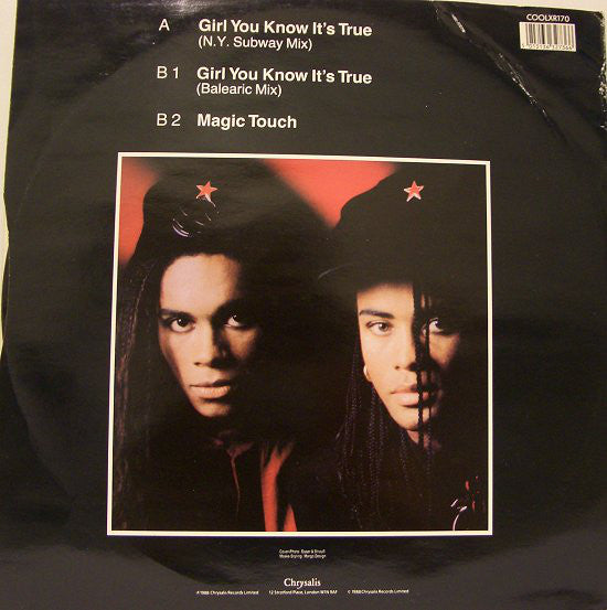 Milli Vanilli : Girl You Know It's True (12", Single)