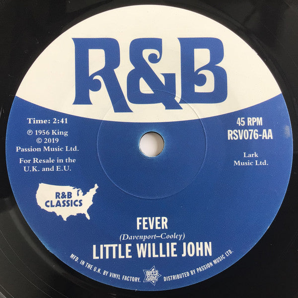 Joe Tex / Little Willie John : Pneumonia / Fever (7", Single)