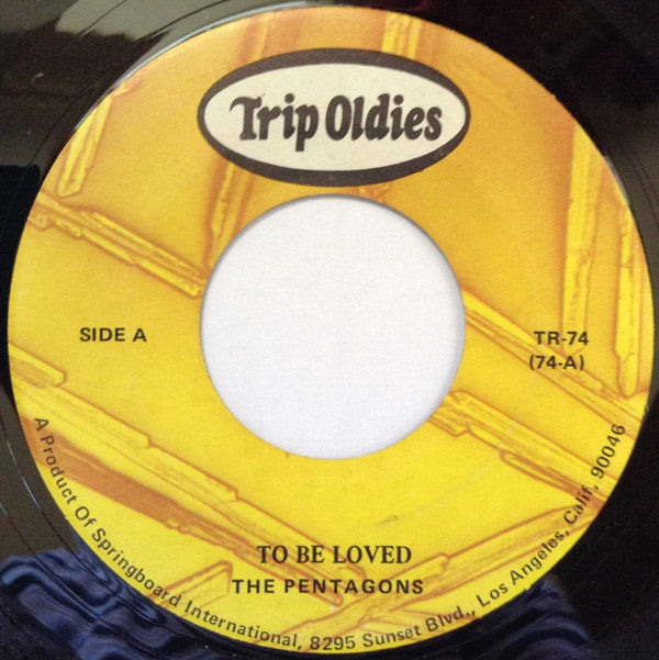 The Pentagons / The Olympics : To Be Loved / Mine Exclusively (7", Single, RE)