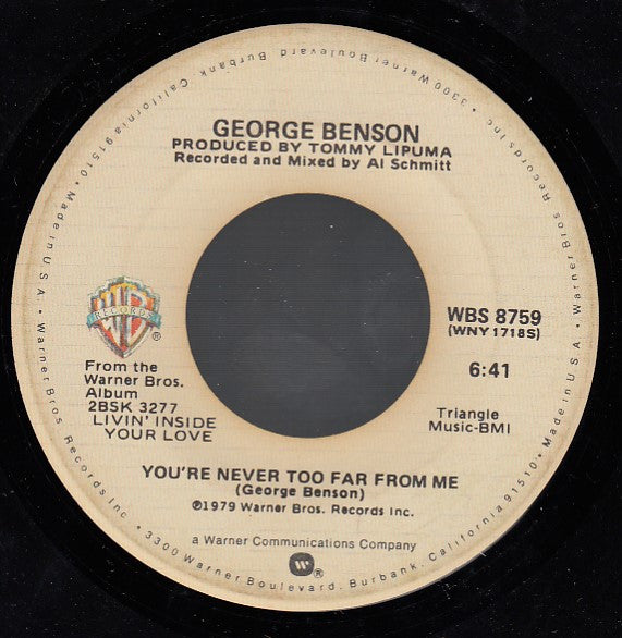 George Benson : Love Ballad  (7", Single, Spe)