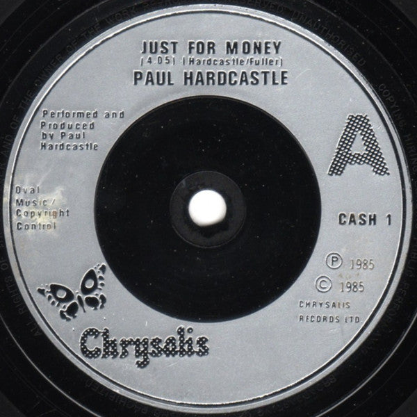 Paul Hardcastle : Just For Money (7", Single, Sil)