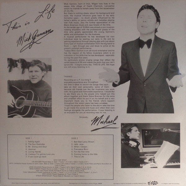 Mick Gannon : This Is Life (LP)