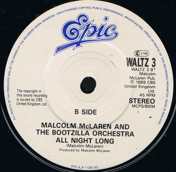 Lisa Marie With Malcolm McLaren And The Bootzilla Orchestra : Something's Jumpin' In Your Shirt (7", Single, Tit)